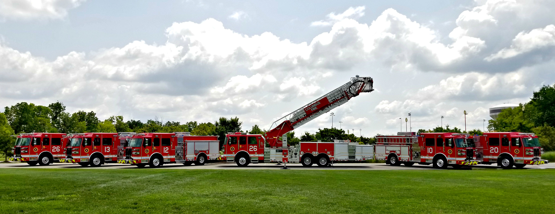 2019 07 26 Sutphen Corporation Delivers Six Apparatus To The Columbus Ohio Division Of Fire 5e71317424adb
