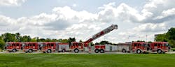 2019 07 26 Sutphen Corporation Delivers Six Apparatus To The Columbus, Ohio, Division Of Fire