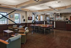 The Norwalk, CT, Fire Department has an exhaust hood with an Ansul suppression system above the stove. The Norwalk, CT, Fire Department has an exhaust hood with an Ansul suppression system above the stove.