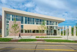 This 39,500-square-foot police station in Cincinnati achieved LBC Zero Energy Certification via a 20 percent net-positive surplus of 62,000 kwh/year that&rsquo;s provided to the electric grid.