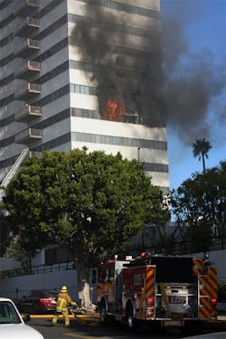 Had a new requirement from the Federal Communications Commission (FCC) been in place in January 2020, the information that responders to this Los Angeles high-rise blaze were provided might have included the floors from which 9-1-1 callers from inside the building were calling. Beginning in 2021, wireless carriers must deliver in the vast majority of instances a 9-1-1 caller's vertical location within 3 meters. The landmark decision from the FCC has great safety implications for firefighters, too. Had a new requirement from the Federal Communications Commission (FCC) been in place in January 2020, the information that responders to this Los Angeles high-rise blaze were provided might have included the floors from which 9-1-1 callers from inside the building were calling. Beginning in 2021, wireless carriers must deliver in the vast majority of instances a 9-1-1 caller's vertical location within 3 meters. The landmark decision from the FCC has great safety implications for firefighters, too.