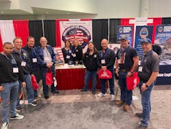 Firefighters visited with the Kevin Woyjeck Explorers for Life Association at Firehouse World in Las Vegas. The goal was to raise awareness about the association and fire explorers. Firefighters visited with the Kevin Woyjeck Explorers for Life Association at Firehouse World in Las Vegas. The goal was to raise awareness about the association and fire explorers.