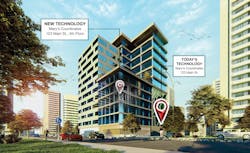 The new FCC requirement means that, instead of simply identifying a caller at an address (“Today’s Technology” in the graphic), the caller’s specific location in the building at that address (“New Technology”) will be provided. The new FCC requirement means that, instead of simply identifying a caller at an address (“Today’s Technology” in the graphic), the caller’s specific location in the building at that address (“New Technology”) will be provided.