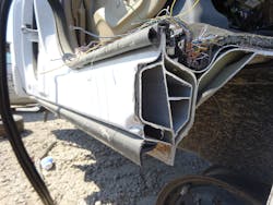 A unique, multilayer, honeycomb design in the entire length of each aluminum alloy rocker adds strength to the component. A unique, multilayer, honeycomb design in the entire length of each aluminum alloy rocker adds strength to the component.