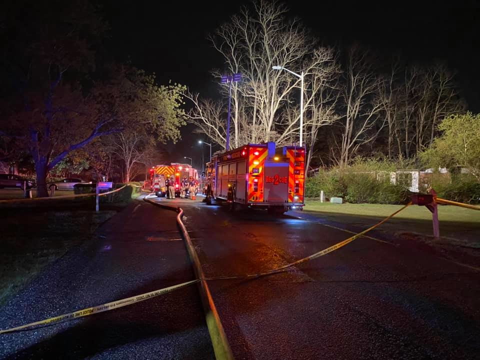 Six people were in the Fayetteville early Thursday when the fire was reported.