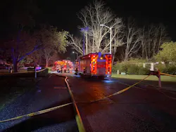 Six people were in the Fayetteville early Thursday when the fire was reported. Six people were in the Fayetteville early Thursday when the fire was reported.