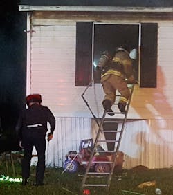 Marion County firefighters found the victim inside the bedroom. Marion County firefighters found the victim inside the bedroom.