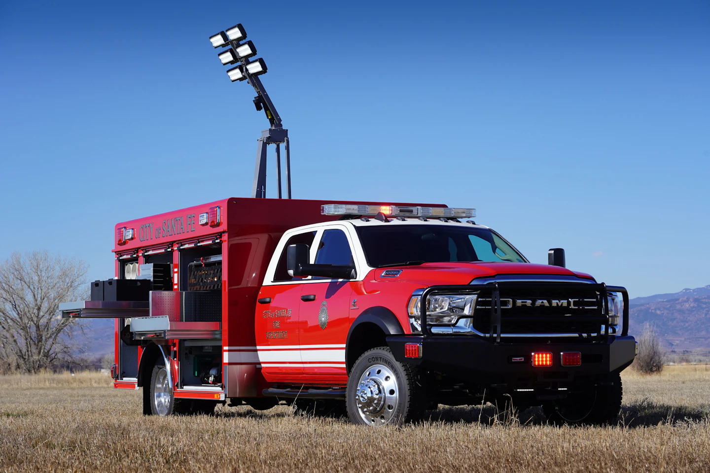 Santa Fe NM Fire Department Light Rescue Unit Firehouse
