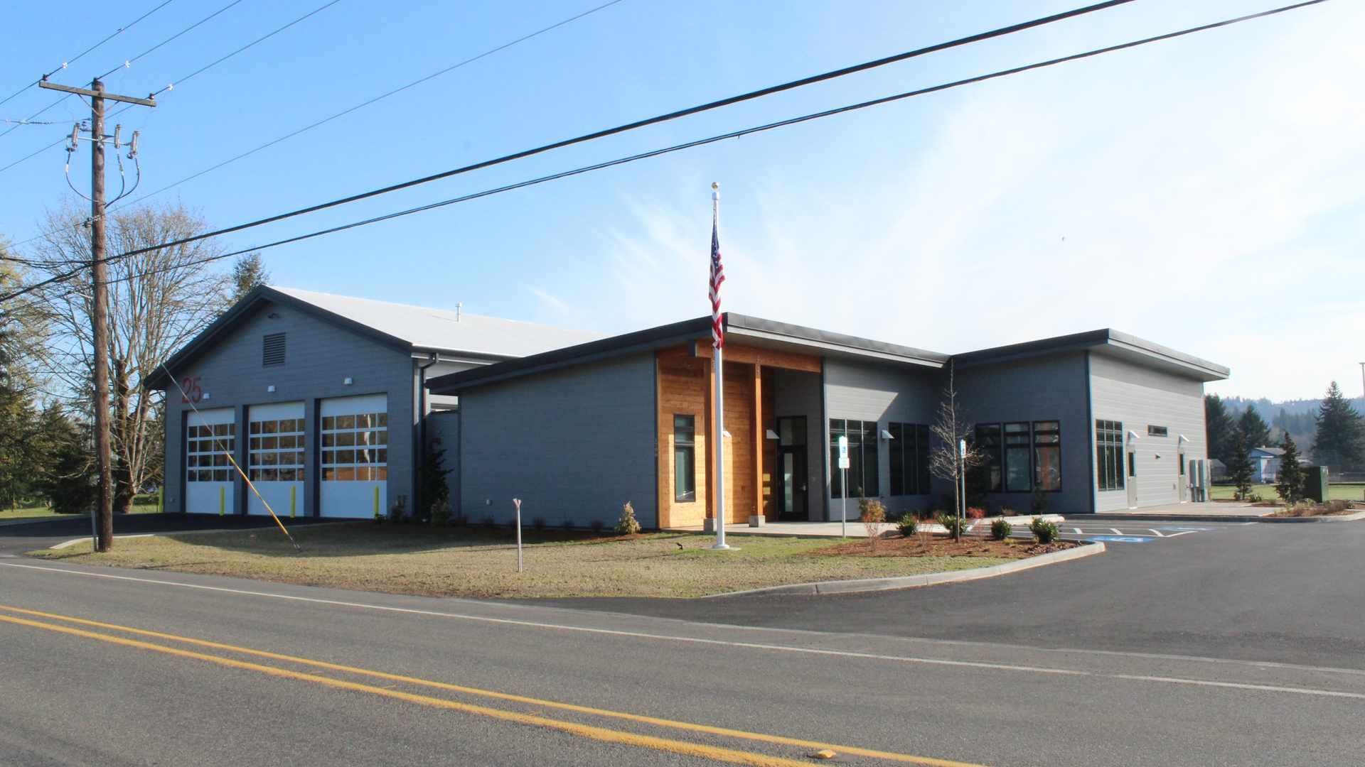Cowlitz 2 Fire & Rescue's newly opened Lexington, WA, fire station will house the department's newest aerial.