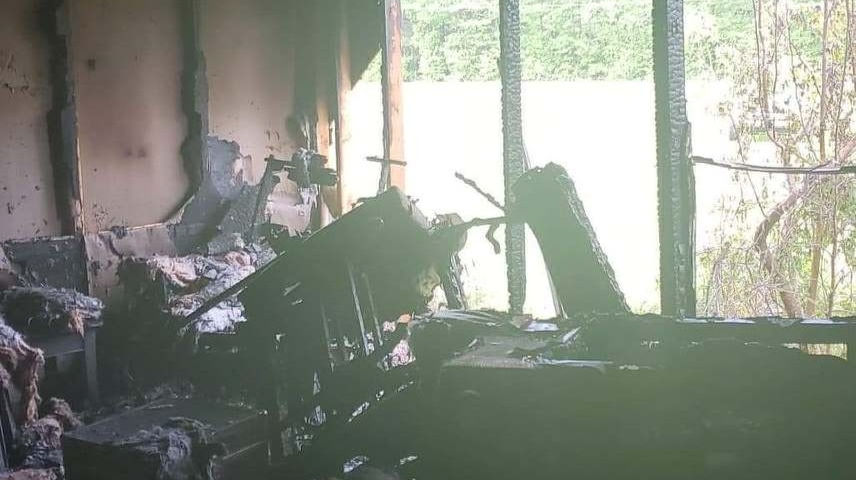 Volunteer firefighter Joe Lott was helping with cleanup efforts after tornadoes struck Barnwell County, GA, when his house caught fire April 13.