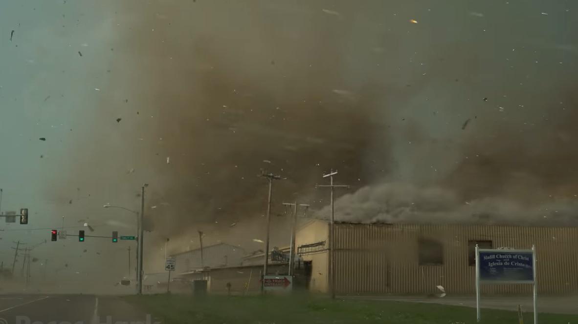 Tornadoes and storms tore through Madill, OK, as well as Texas and Louisiana, on Wednesday, killing at least six and injuring dozens.