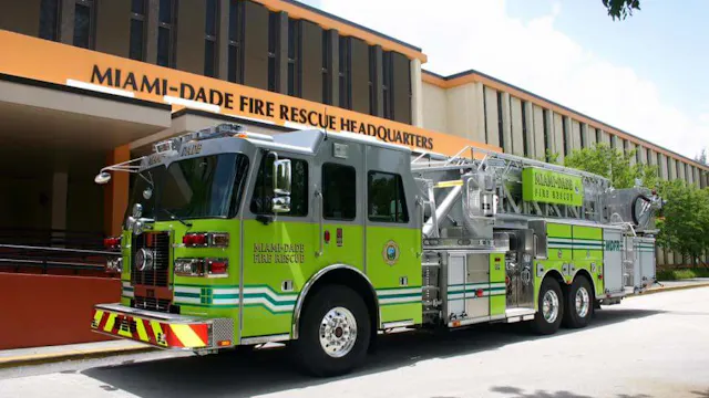 Miami Dade Fire Rescue Rescue 8 Responding Wail Yelp Hilo Fl 8