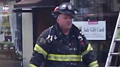 Singac Fire Company firefighter and Little Falls, NJ, Fire Department President Michael Burke.