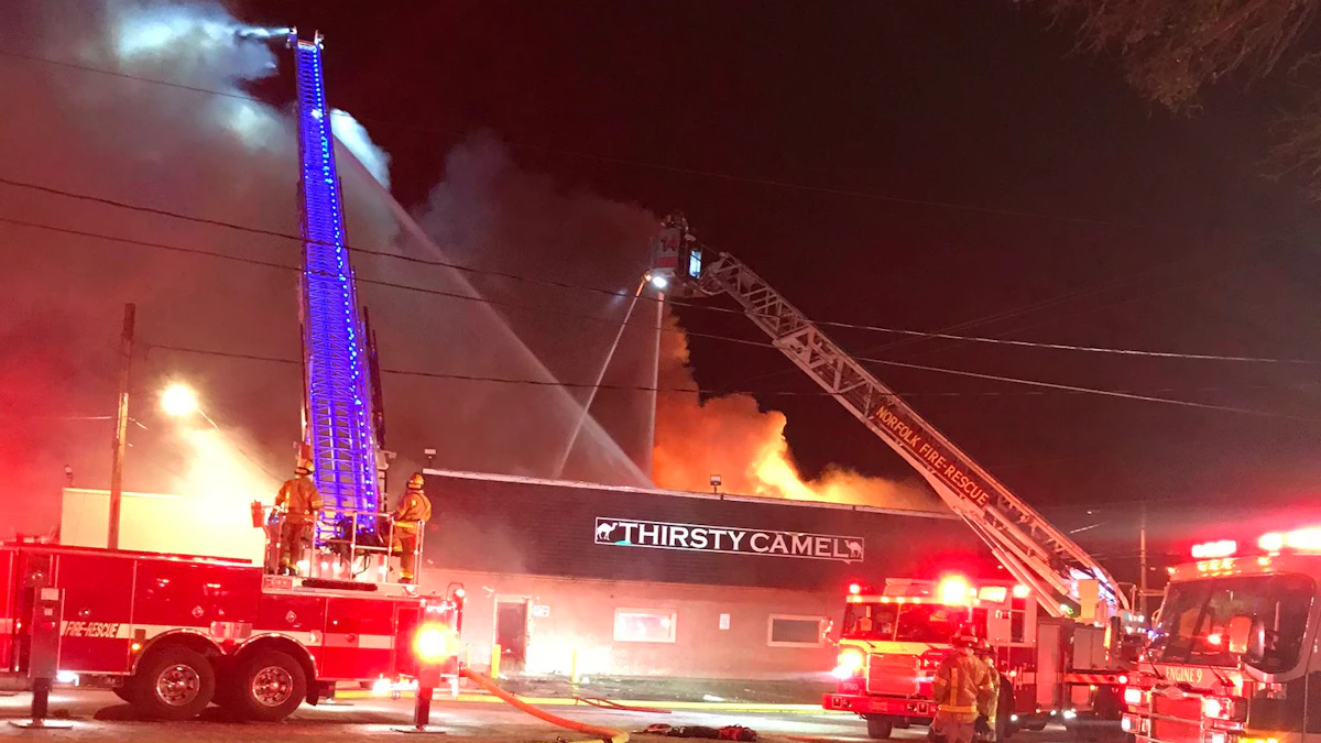 Watch Va Firefighters Use Aerials To Attack 2 Alarm Blaze Firehouse