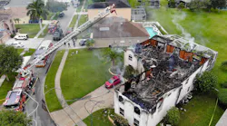 An Osceola County, FL, apparatus was struck by gunfire as firefighters battled a residential blaze early Monday.