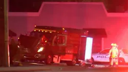 A Tampa, FL, Fire Rescue paramedic ambulance collided with an SUV late Wednesday, causing the SUV to roll over.
