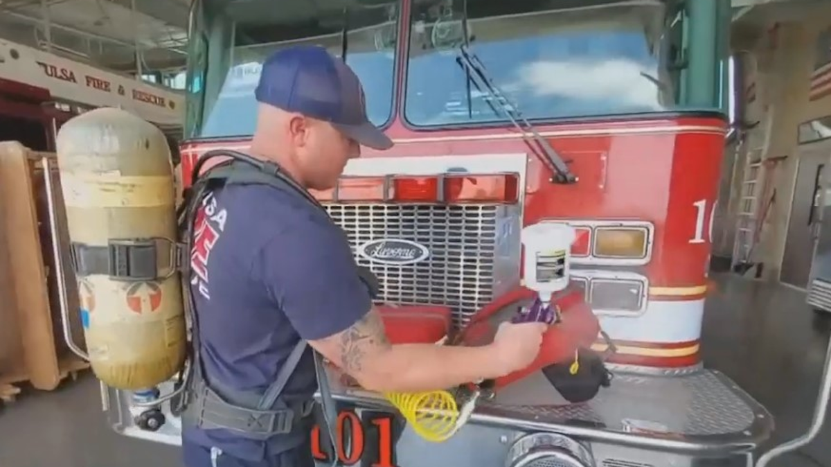Ok Firefighters Create New Fast Way To Disinfect Equipment Firehouse