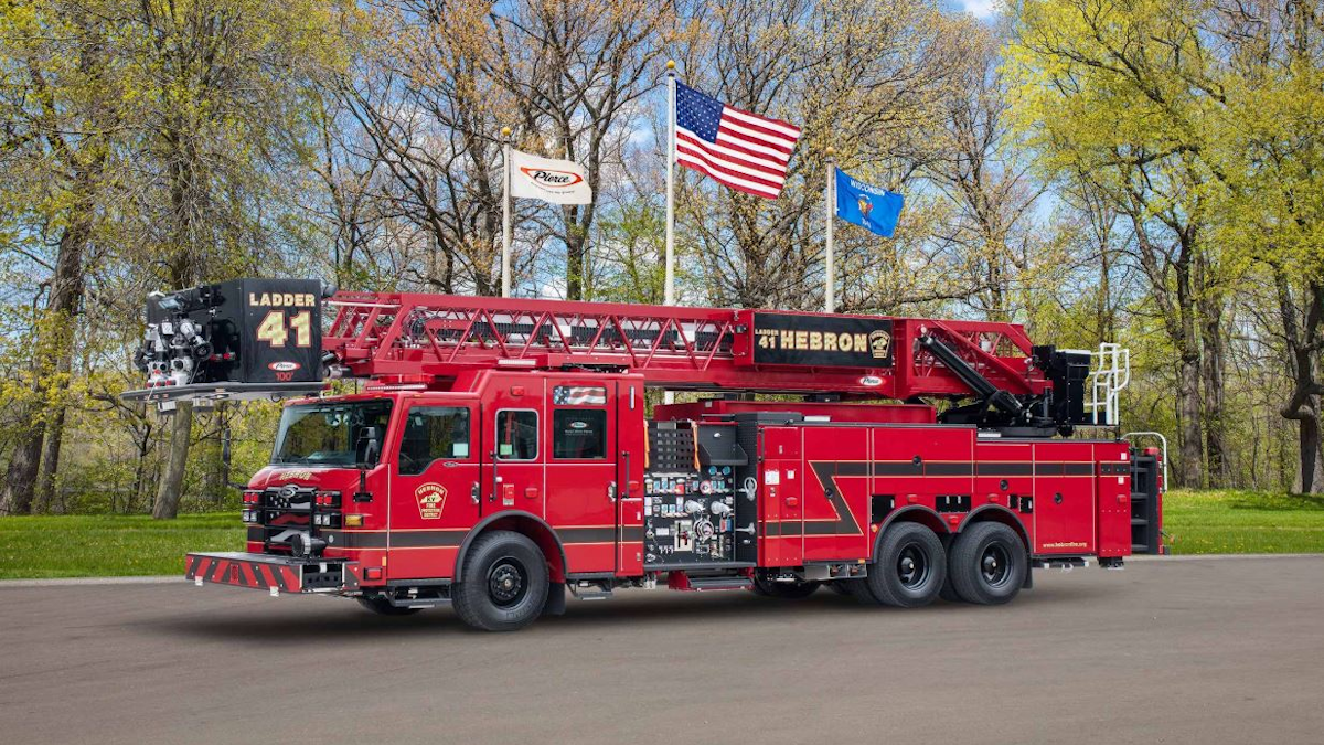 Hebron KY Fire Department RearMount Platform Aerial Firehouse