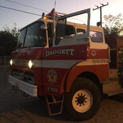 Daggett Volunteer Fire Dept Apparatus (ca)