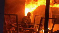 DeKalb County, GA, firefighters battled a residential fire near Decatur on Tuesday that left at least one firefighter injured.
