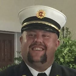 Tryon, NC, Fire Chief James 'Tank' Waters. Tryon, NC, Fire Chief James 'Tank' Waters.