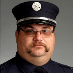 Terre Haute, IN, firefighter John Schoffstall. Terre Haute, IN, firefighter John Schoffstall.