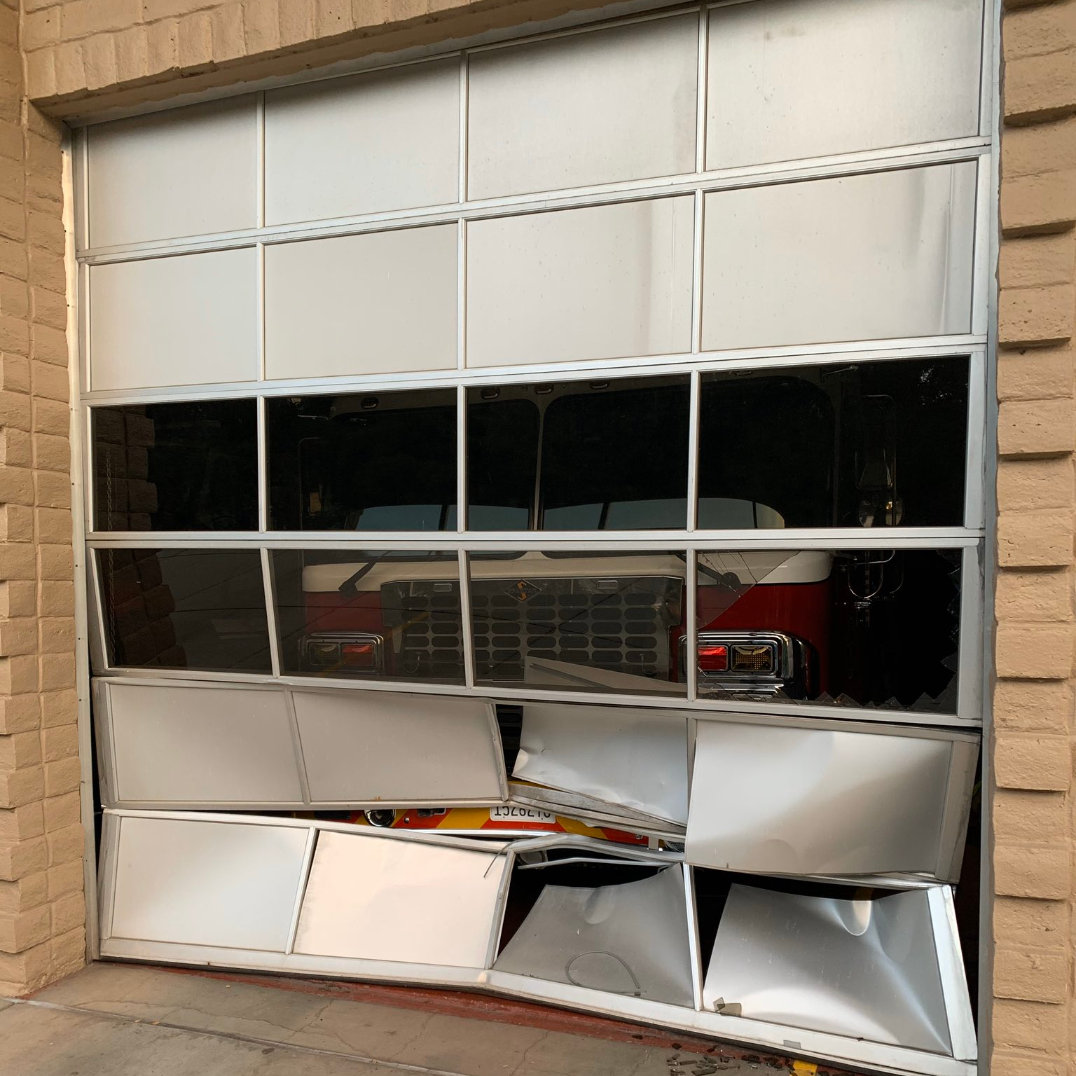 Authorities are trying to find out why Monterey County, CA, Regional Fire District's station in Salinas was rammed multiple times by a vehicle, damaging the firehouse and an apparatus.