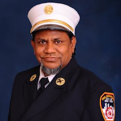 FDNY Deputy Chief Inspector Syed Rahman. FDNY Deputy Chief Inspector Syed Rahman.