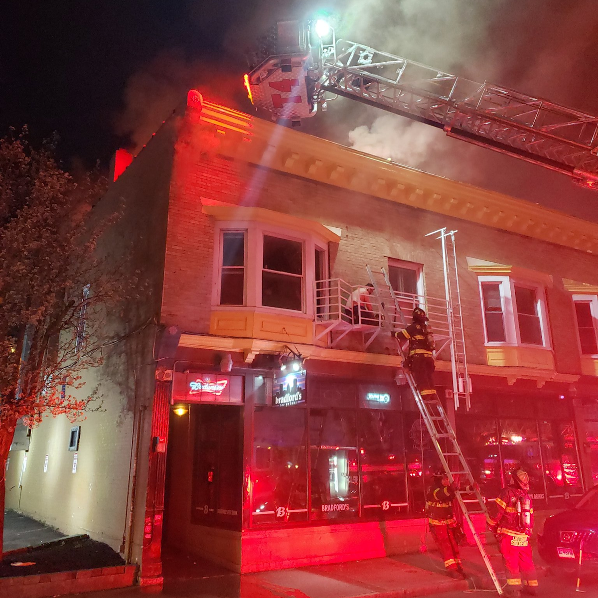 Five Rescued as NY Crews Battle FourAlarm Fire Firehouse