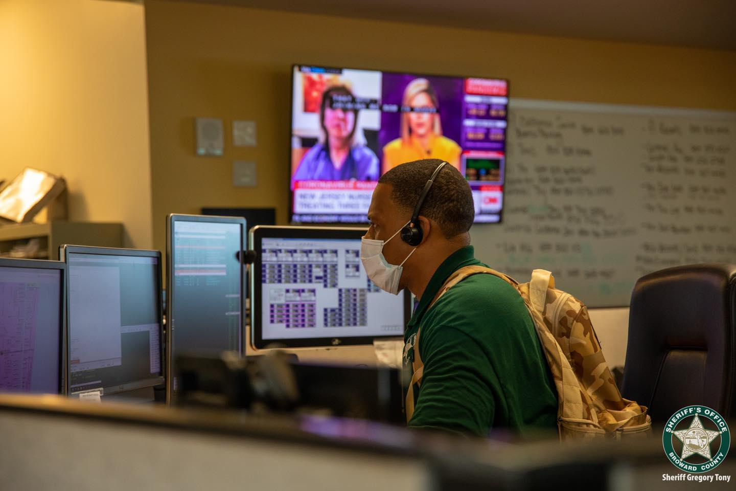Dispatchers are working around the clock processing emergency and non-emergency calls related to the coronavirus.