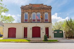 The former Creole Fire Station No. 1 on North Dearborn Street in Mobile is for sale. The former Creole Fire Station No. 1 on North Dearborn Street in Mobile is for sale.