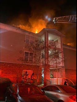 An early-morning fire Wednesday on Amanda Drive left 24 families homeless. An early-morning fire Wednesday on Amanda Drive left 24 families homeless.