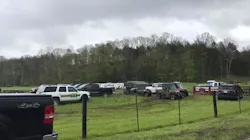 Rescue workers from multiple agencies continue to search for a missing child who was a member of an Amish family whose horse-drawn buggy was swept away while trying to cross a stream in Bath County, KY, on Wednesday. Four children died, and an adult made it to land and called for help.