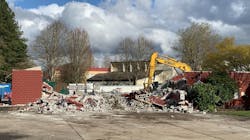 Station 63 of Clark County, WA, Fire District 6 is demolished after the opening of a new, modern firehouse. Station 63 of Clark County, WA, Fire District 6 is demolished after the opening of a new, modern firehouse.