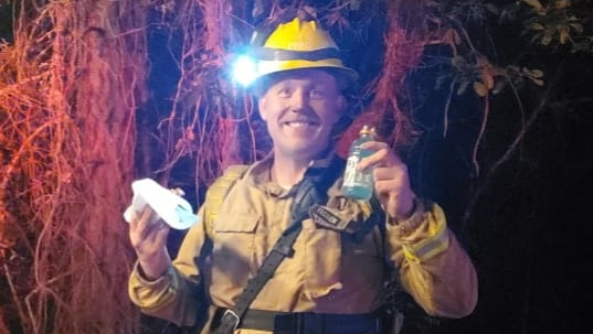 Illinois Valley, OR, Fire District firefighter Devin Tandy.