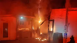 Crews from several fire departments battled a fire at an Essex, MA, seafood restaurant that gutted the business hours after serving Mother's Day takeout meals Sunday.