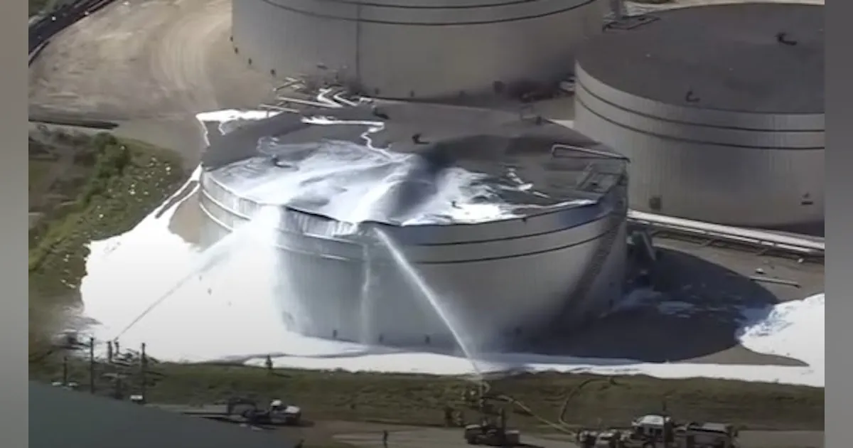 Two Workers Hospitalized Following Oil Tank Explosion | Firehouse