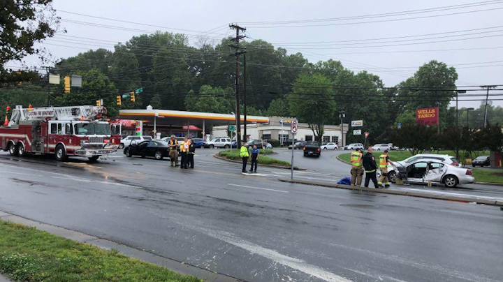 One Person Hurt In Crash Between Nc Fire Apparatus Car Firehouse