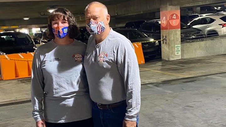 Hillsborough County, FL, Fire Rescue Inspector Sharri Dufresne donated her kidney to Jeff Hewett, a captain in her department.
