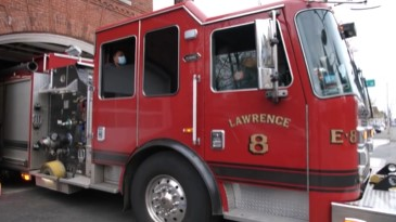 A Lawrence, MA, Fire Department station that had been closed for more than a decade was reopened as the department's Engine 5 was rebranded and repurposed as Engine 8 this week.