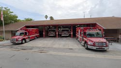 Miami Fire-Rescue's Station 8 in Coconut Grove. Miami Fire-Rescue's Station 8 in Coconut Grove.