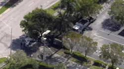 A small plane crashed near a shopping plaza in Miramar, FL, early Tuesday.