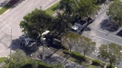 A small plane crashed near a shopping plaza in Miramar, FL, early Tuesday. A small plane crashed near a shopping plaza in Miramar, FL, early Tuesday.