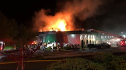 Crews from Olympia, WA, and five other departments battled a two-alarm blaze at a Quality Inn that was started by a burning shrub Thursday. Crews from Olympia, WA, and five other departments battled a two-alarm blaze at a Quality Inn that was started by a burning shrub Thursday.