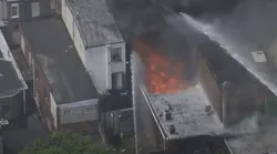 Philadelphia 4 Alarm Uniform Store Fire (pa)