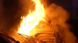 Two Rochester, NY, firefighters were injured in a house fire early Wednesday.