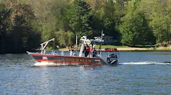 The Sherman, CT, Fire Department unveiled its newly purchased, 22-foot fire/rescue boat.
