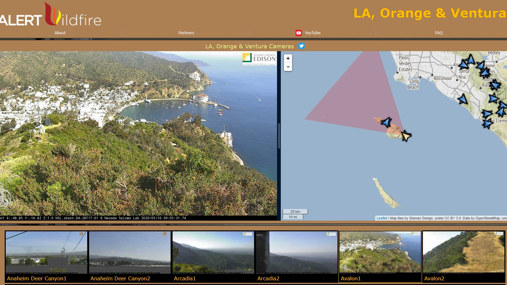 So Cal Wildfire Cameras Ca 5ec0142299845