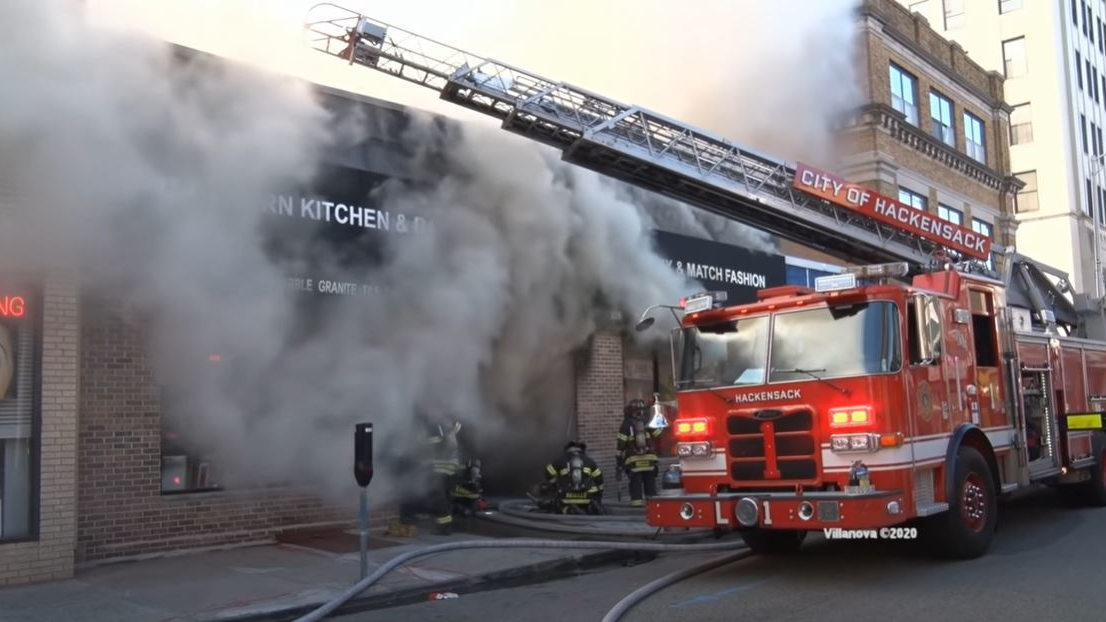 Watch NJ Firefighters Battle Commercial Blaze | Firehouse