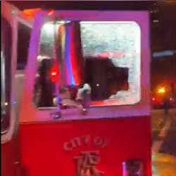 Atlanta fire apparatus were damaged as crews battled a restaurant blaze near Lenox Mall overnight Friday. It was one of multiple calls firefighters responded to during protests around the city. Atlanta fire apparatus were damaged as crews battled a restaurant blaze near Lenox Mall overnight Friday. It was one of multiple calls firefighters responded to during protests around the city.